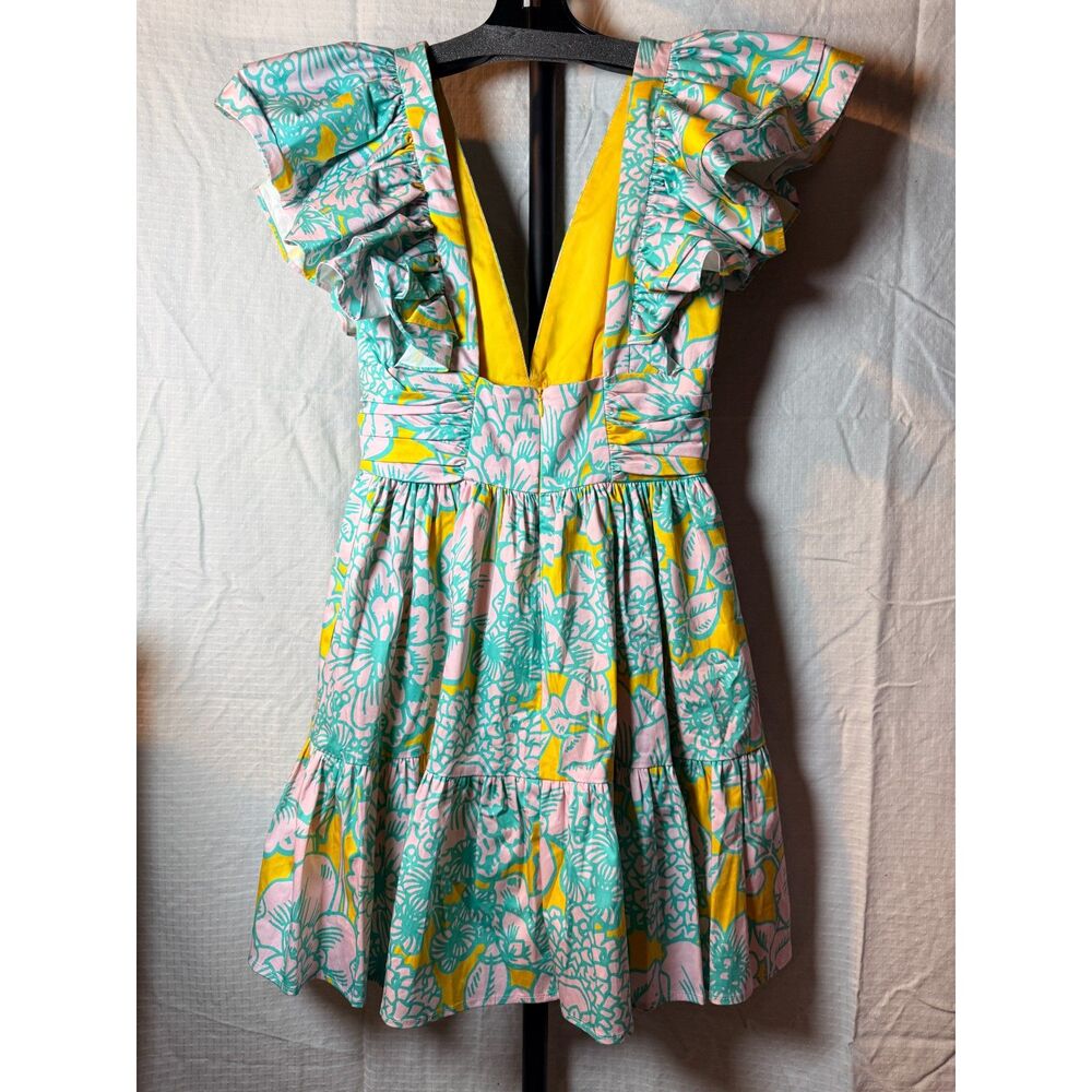 NWT Hutch Flutter Sleeve Raffia Dress with Pockets size S - Picture 5 of 11